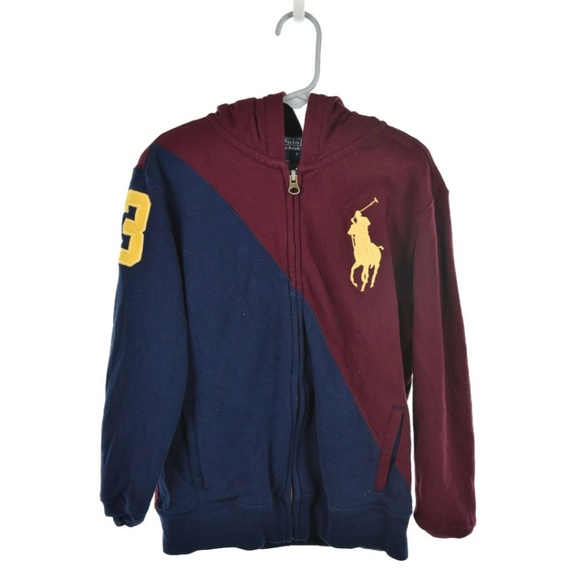 polo ralph lauren maroon hoodie
